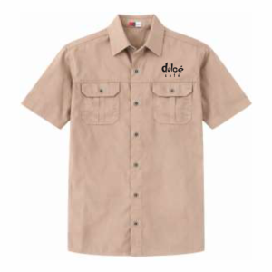Managers Mens Short Sleeve Wildstone Shirt Stone