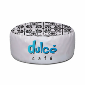 Branded Bean Bag White