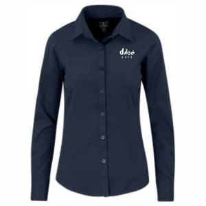 Managers Ladies Long Sleeve Sycamore Shirt Navy